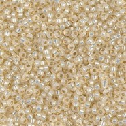 Miyuki seed beads 11/0 - Silverlined dyed butter cream alabaster 11-577